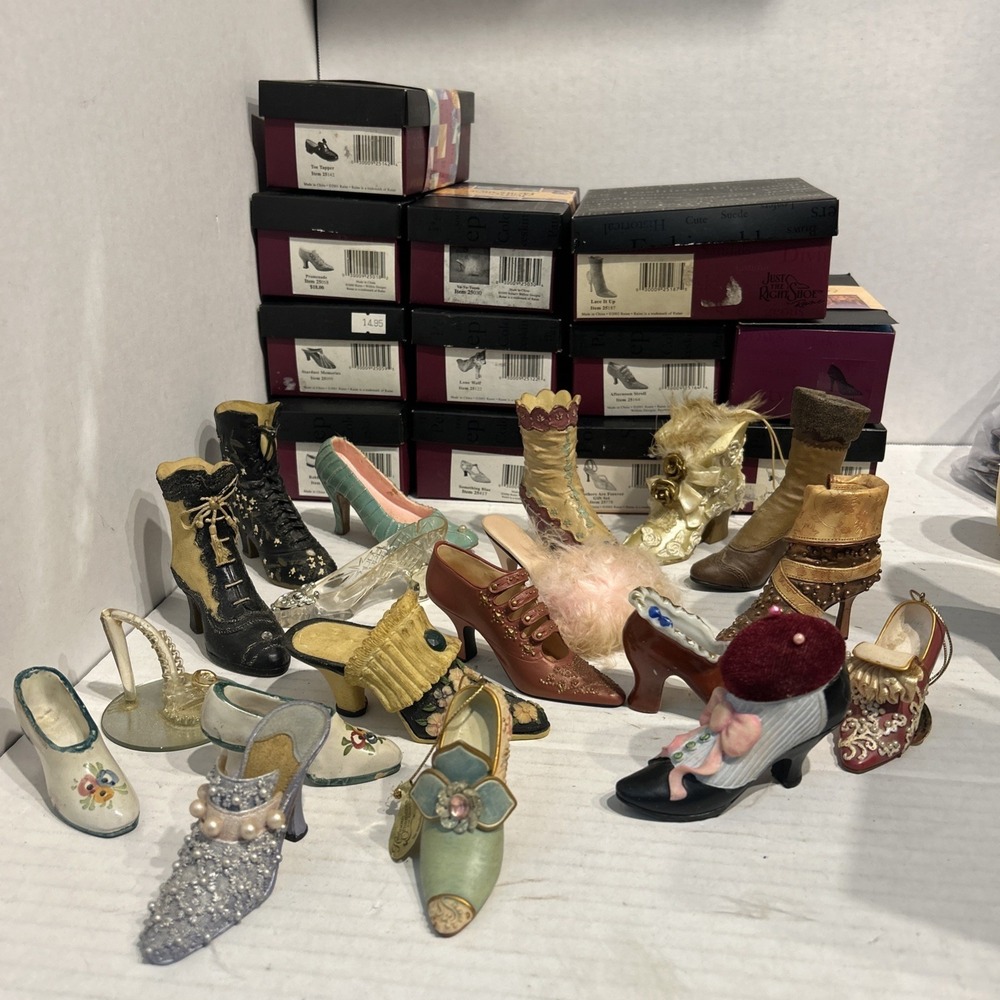 Just The Right Shoe By Raine Lot Of 31 Shoes (Some In Boxes)
